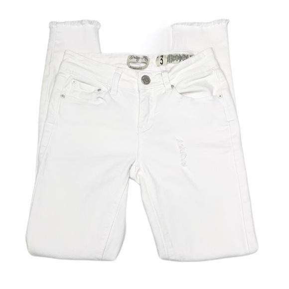 Indigo Rein Forever White Skinny Ankle Jeans W26" - Picture 4 of 16